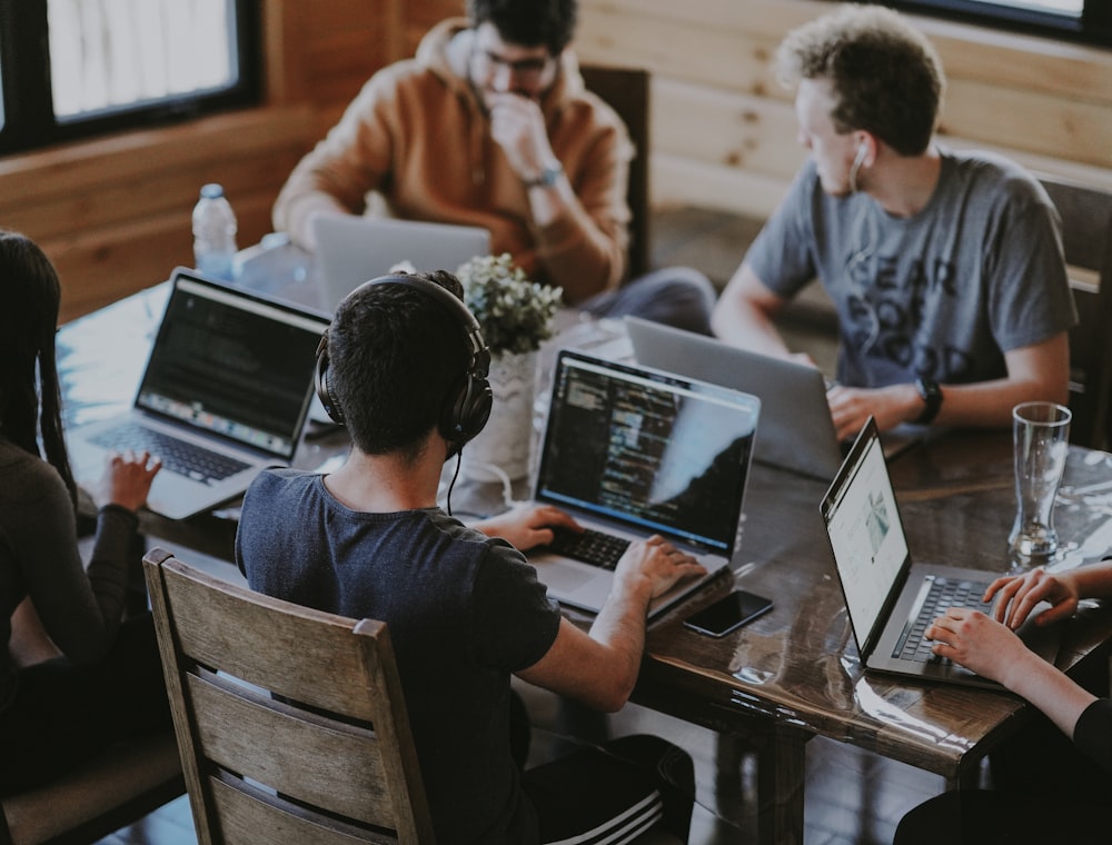 The AimBow team collaborating